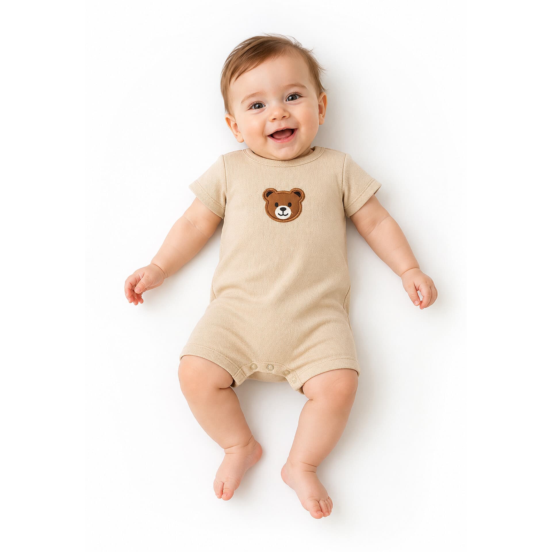 رامپر نوزادی مدل پنبهای Teddy کد 001